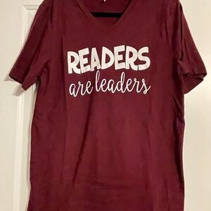 Maroon Readers Are Leaders T-Shirt